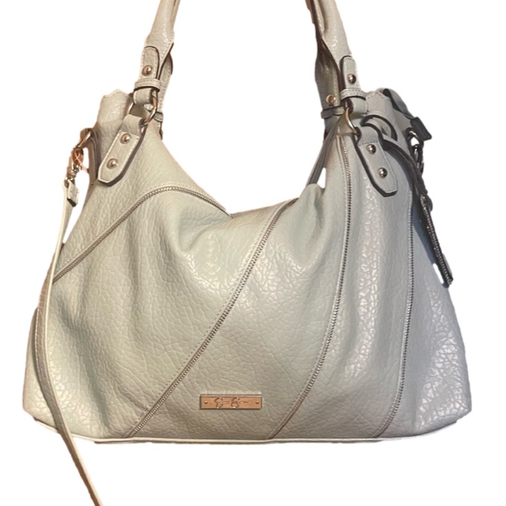 Jessica Simpson light blue Shoulder Bag with Gold Hardware